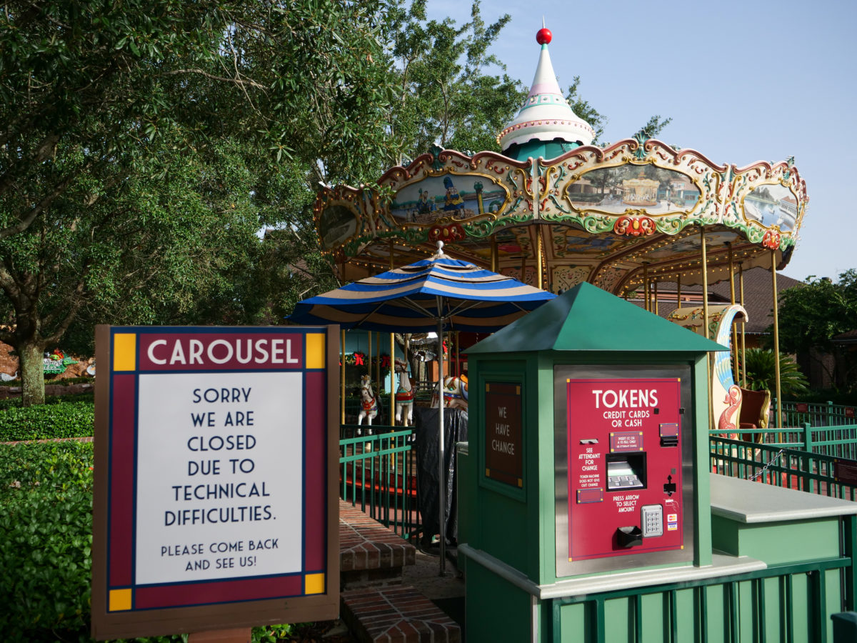 Disney Springs Carousel Closed 6 27 20