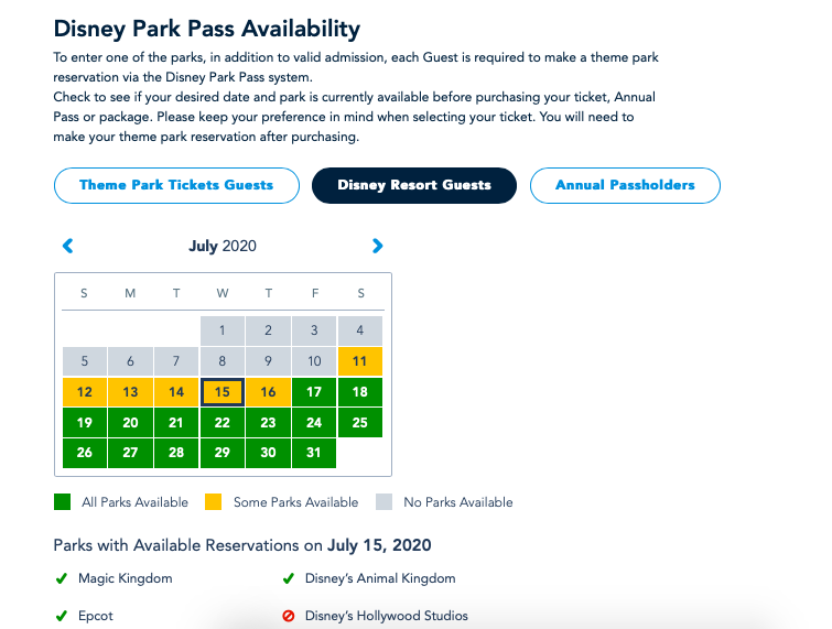 Disneys Hollywood Studios park pass full 1