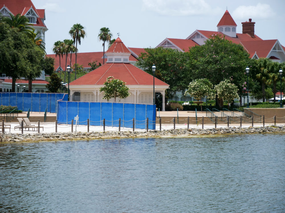 Grand Floridian Resort & Spa with Fences Separating NBA Players