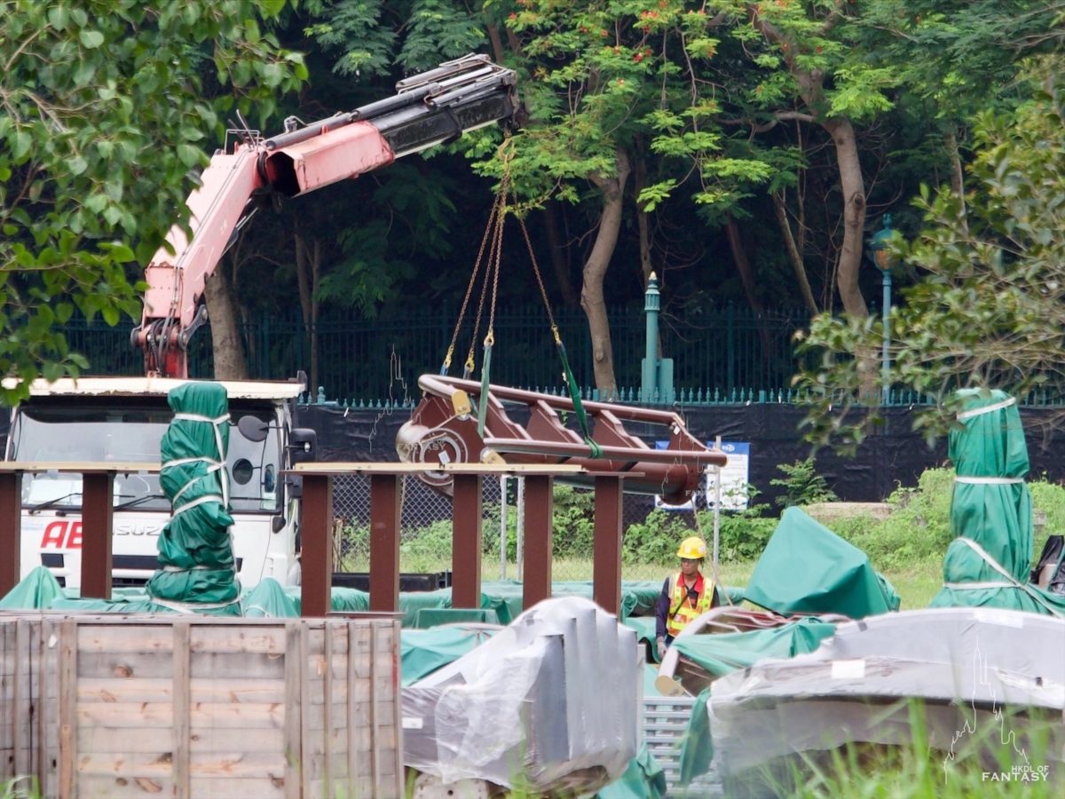 Coaster Tracks for Wandering Oaken's Sliding Sleighs Attraction Spotted  at Hong Kong Disneyland - WDW News Today