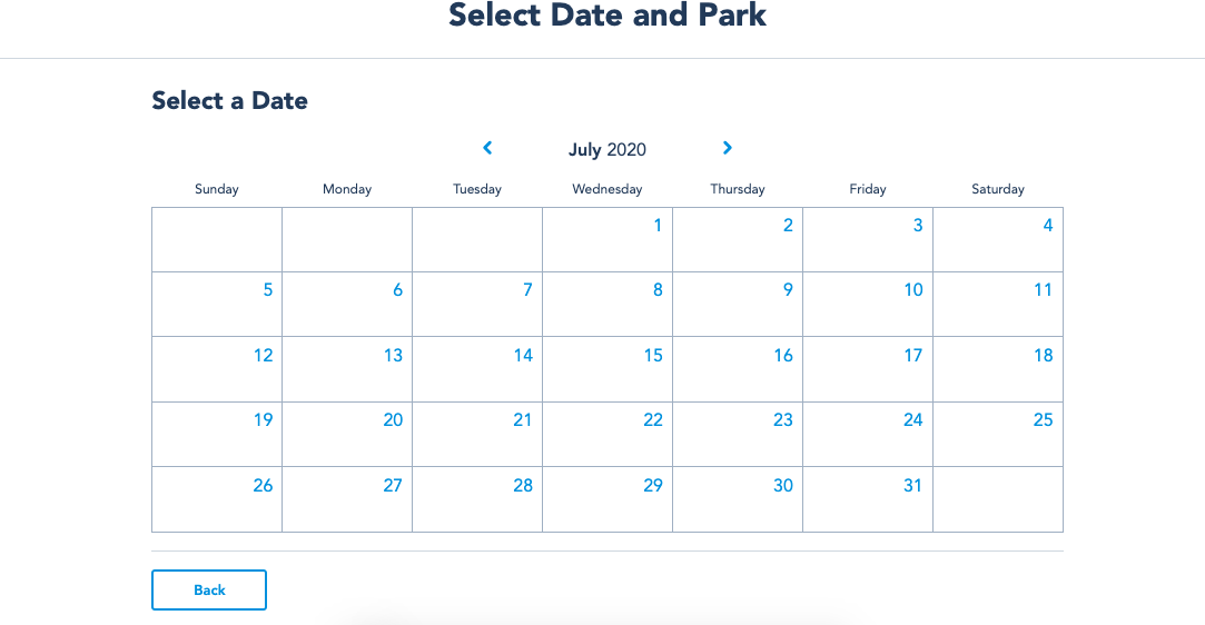 How to Access the New Disney Park Pass System at Walt Disney World; New Availability  Calendar Available - WDW News Today