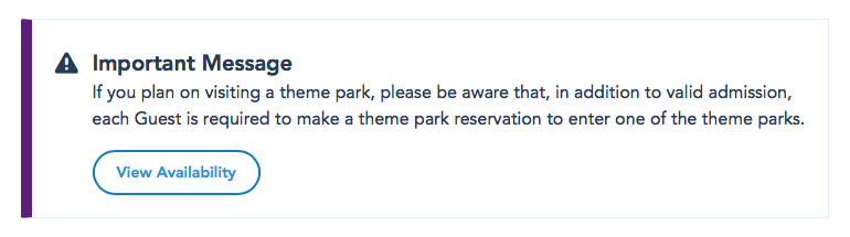 Disney Park Pass Theme Park Reservation System Link Goes Live, Availability  Calendar Debuts