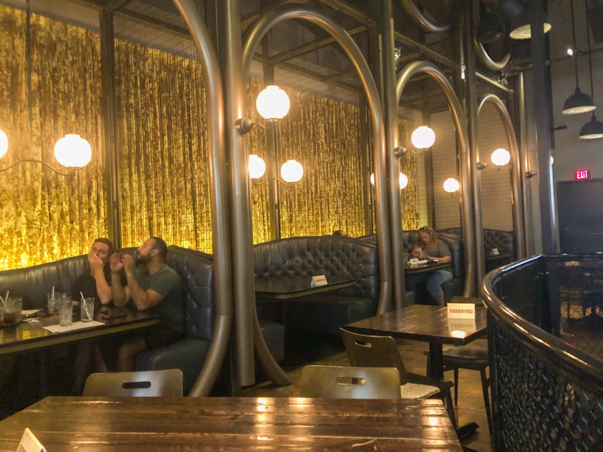 restaurant seating inside toothsome chocolate emporium