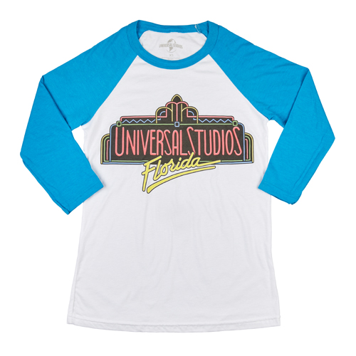 Universal Studios Florida Retro Ladies Raglan T Shirt