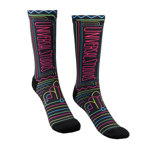 Universal Studios Retro Marquee Socks