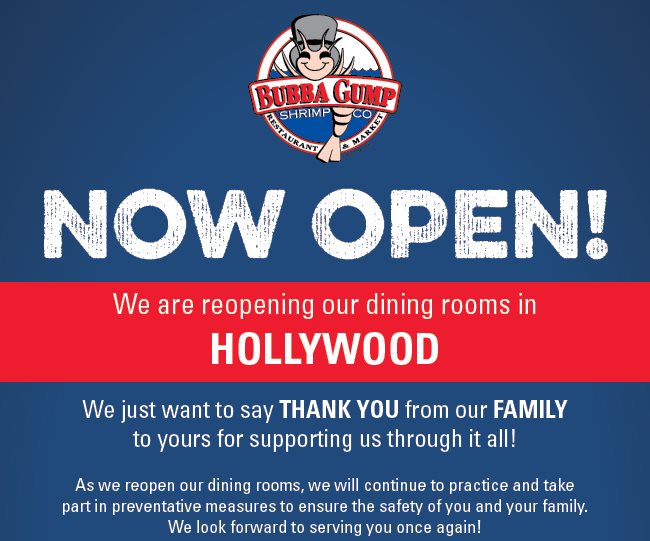 bubba gump hollywood