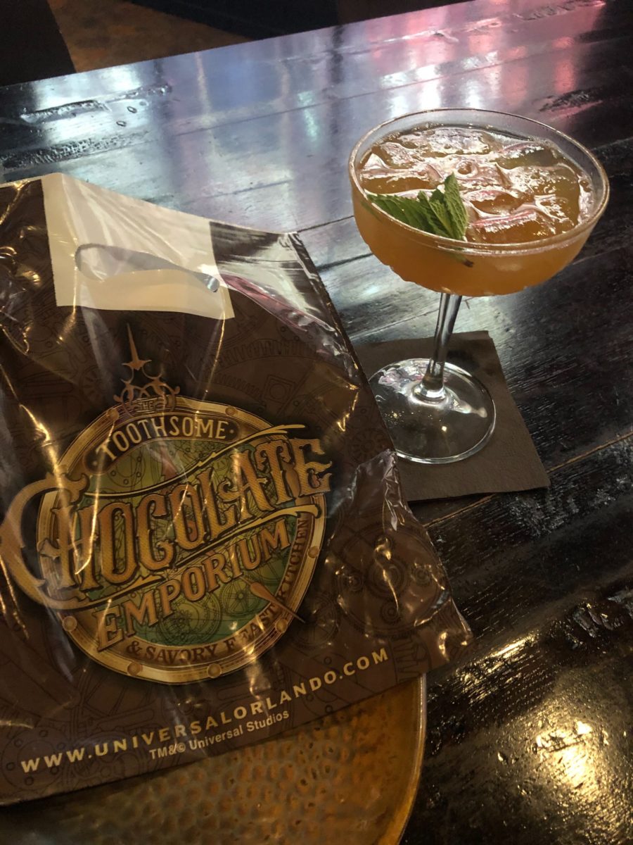 peach smash at toothsome chocolate emporium bag for mask