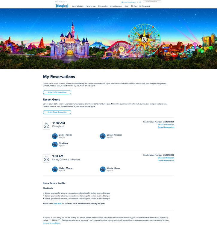 First Look at New Theme Park Reservation System for Disneyland and Walt  Disney World Revealed - Disneyland News Today