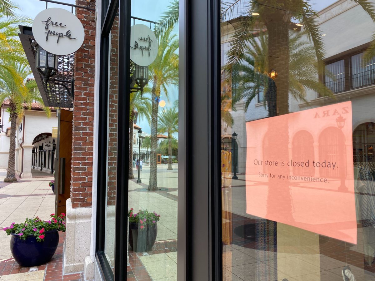 Anthropologie and Free People Closed Today at Disney Springs in