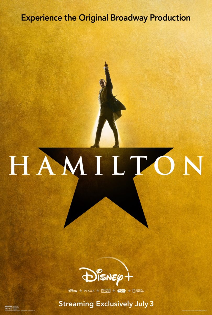 New Movie Posters for "Hamilton" Shared Ahead of Disney+ Release - WDW