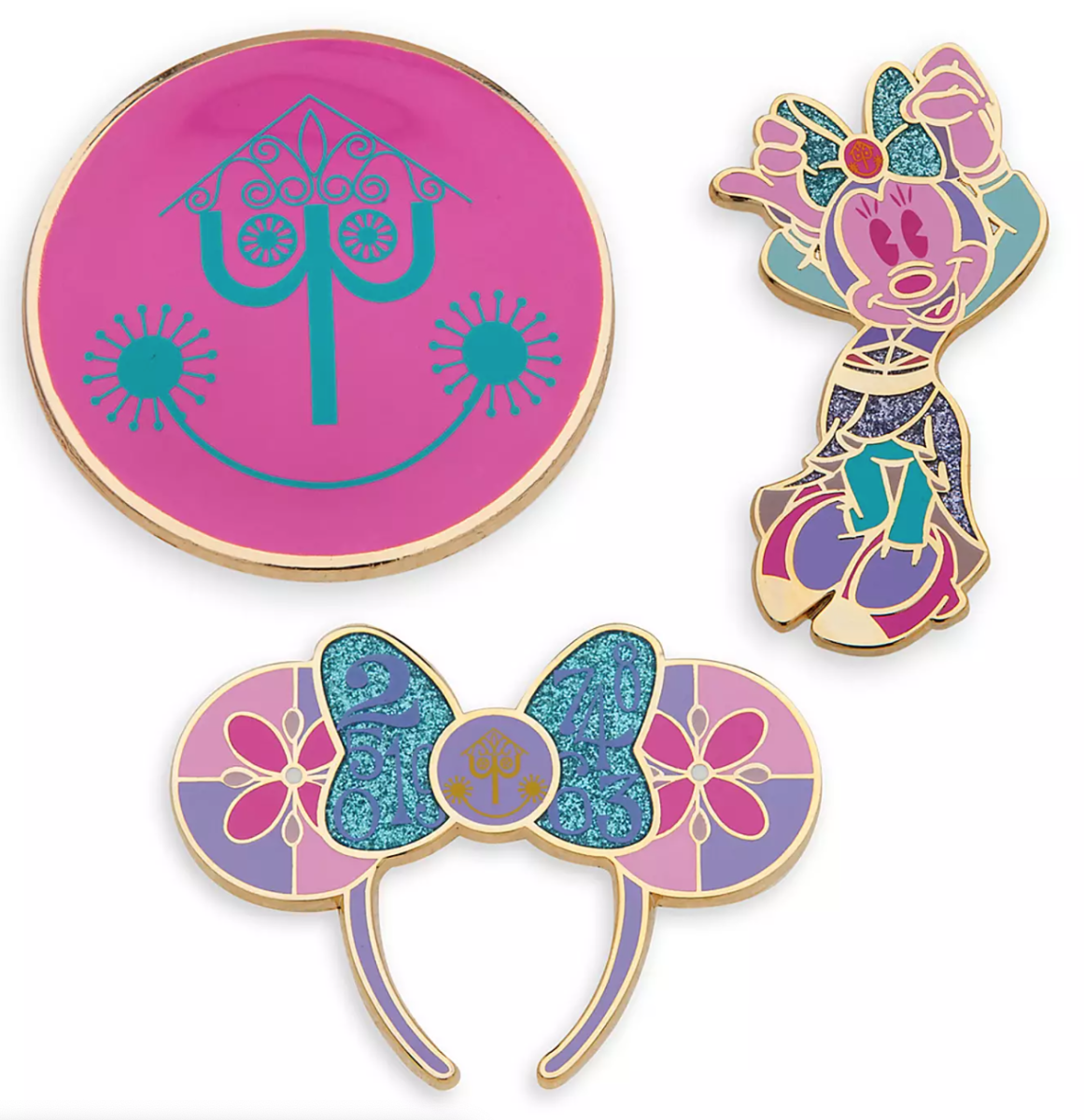 its a small world minnie mouse main attraction pins