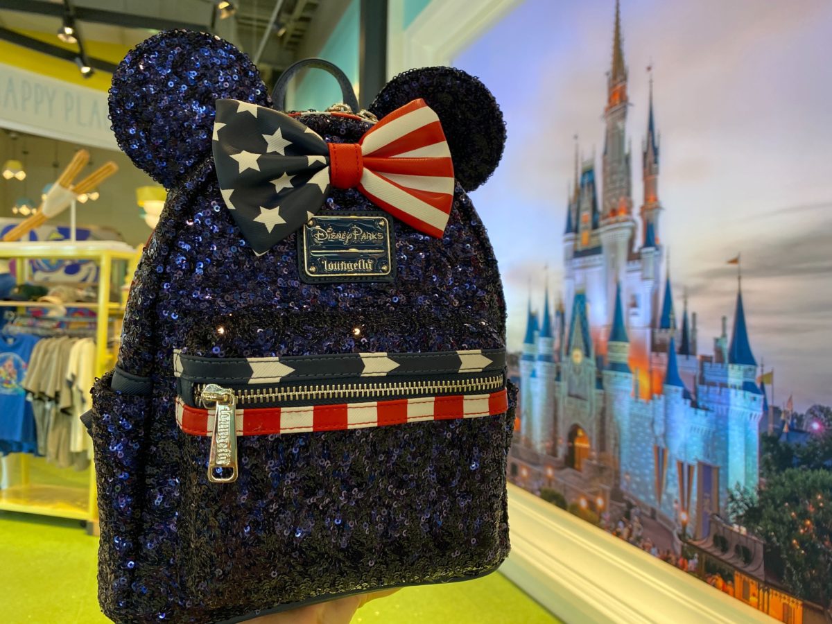 Classic Mickey Mouse Woven Backpack From Loungefly Spotted At