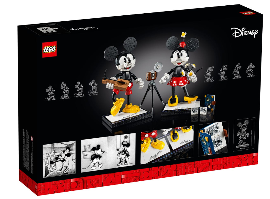 mickey minnie buildable lego set 1