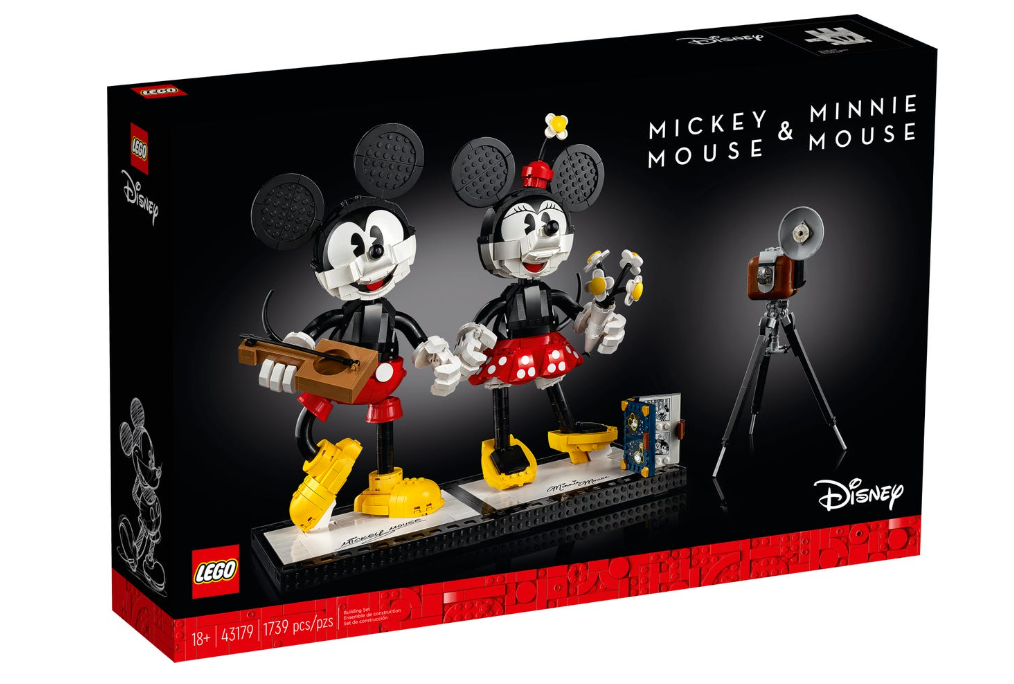 mickey minnie buildable lego set 3