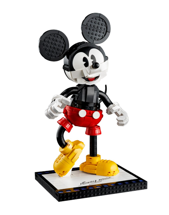 mickey minnie buildable lego set 7