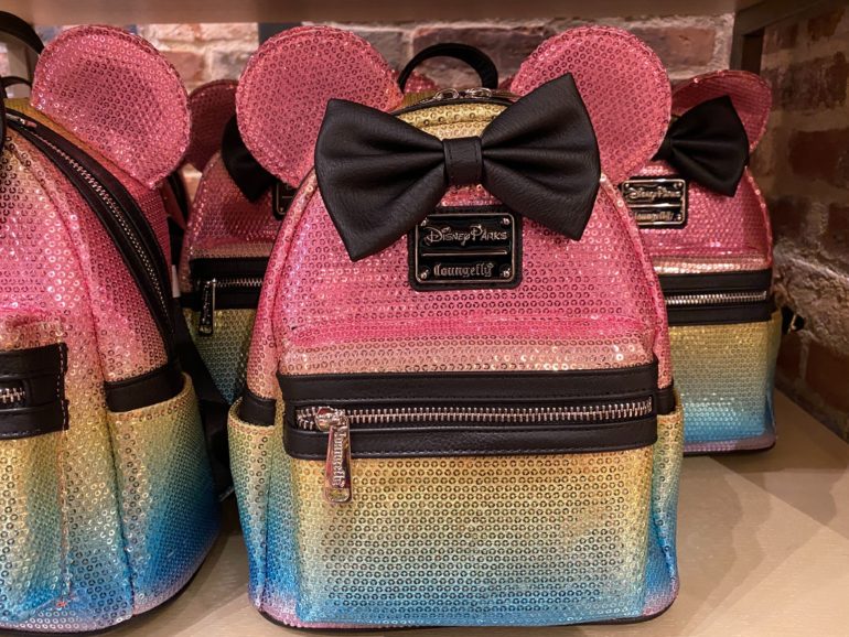 PHOTOS New Minnie Mouse Sequin Loungefly Mini Backpack and Wristlet