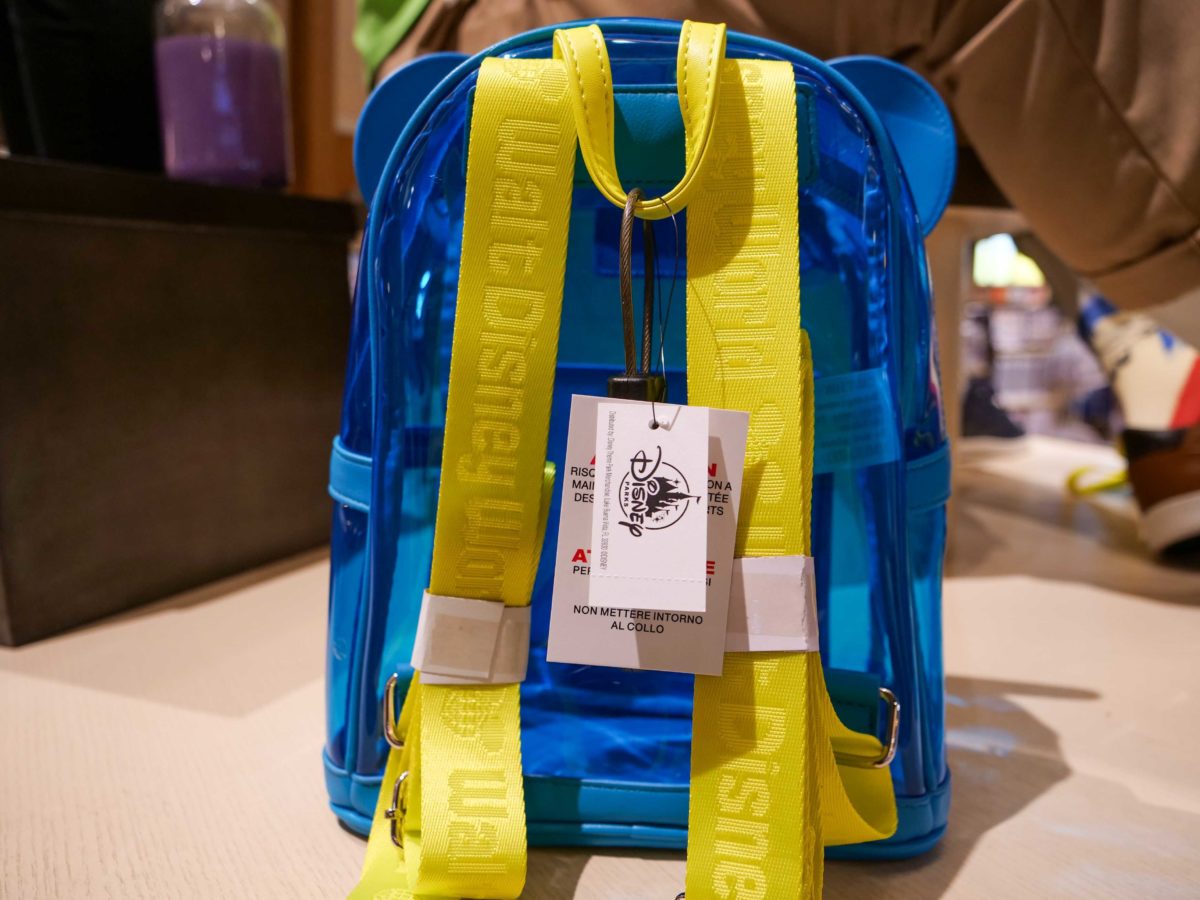 neon yellow mini backpack