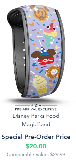 pre arrival magicband walt disney world disney parks food