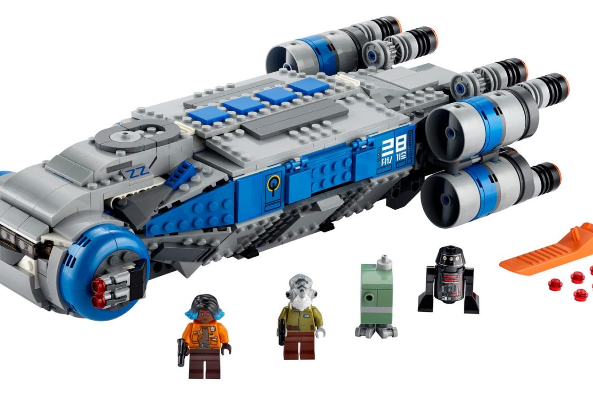 lego star wars blue ship