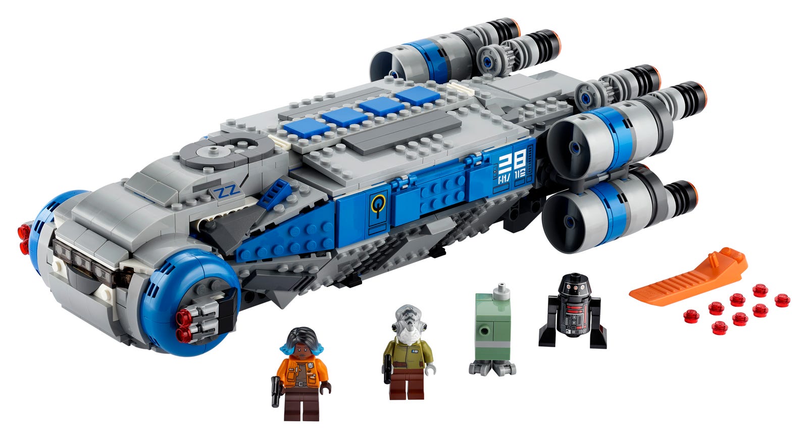 lego star wars transport ship