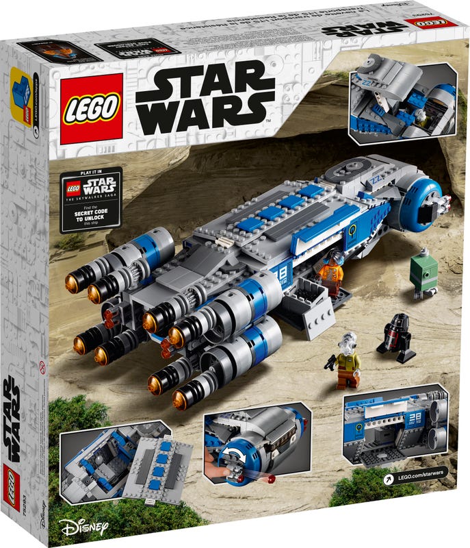 rise of the resistance its transport LEGO 7