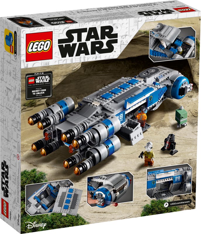 star wars transport ship lego