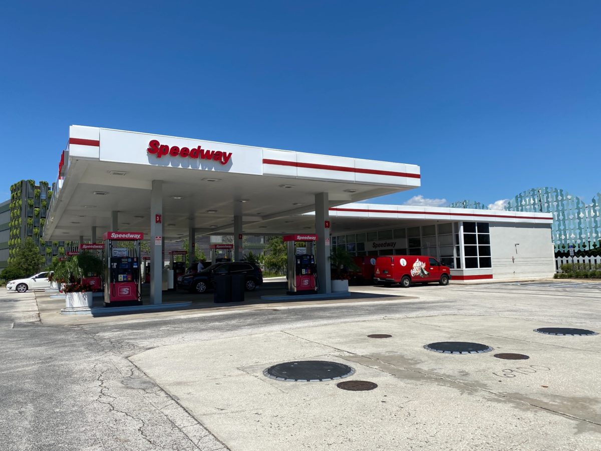 PHOTOS: Speedway Gas Station at Disney Springs Reopened, New Safety ...