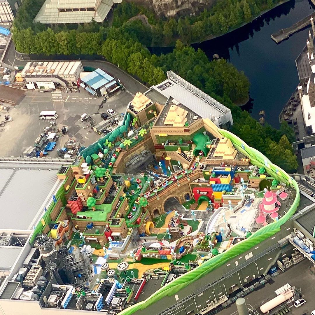 PHOTOS: Aerial Construction Photos Show Super Nintendo World Nearing  Completion at Universal Studios Japan - WDW News Today