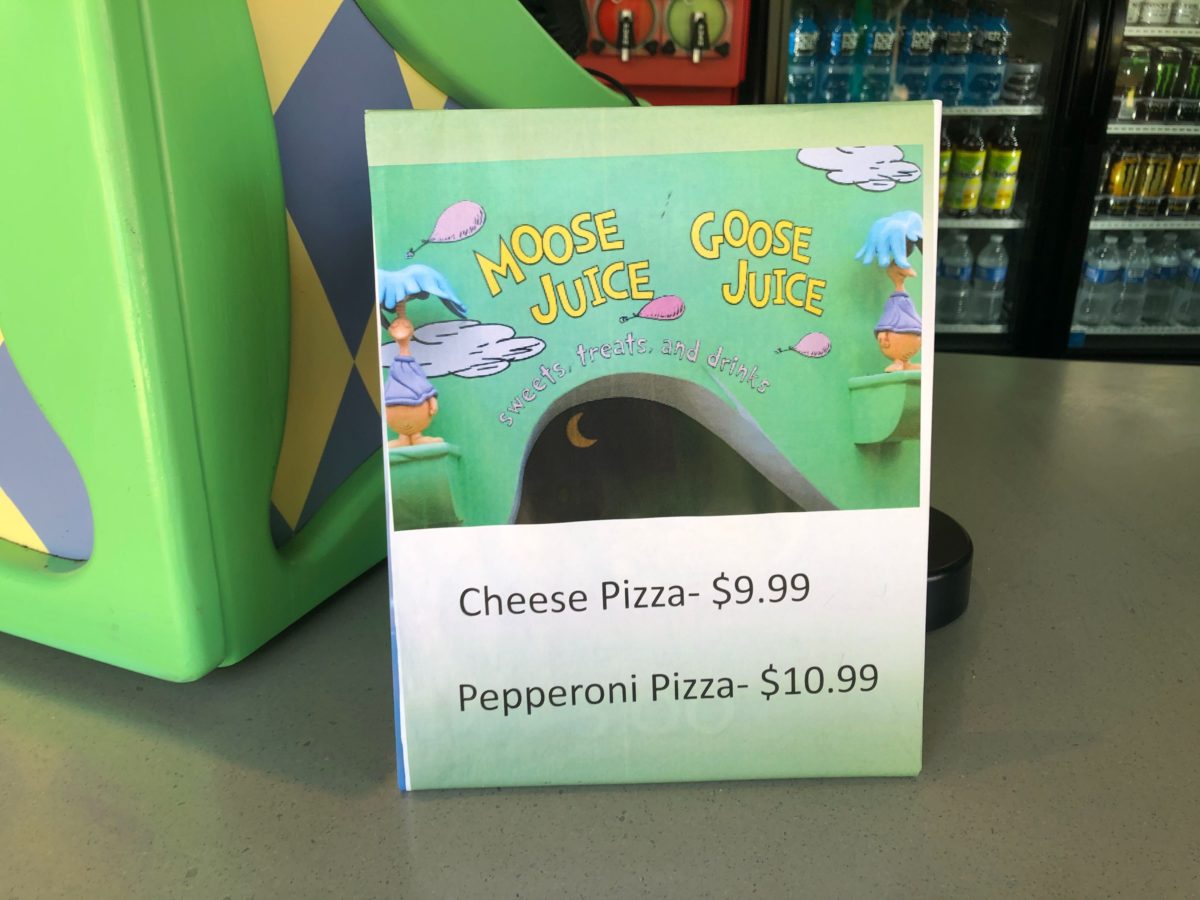 Pepperoni and Cheese Pizza Sign from Moose Juice Goose Juice