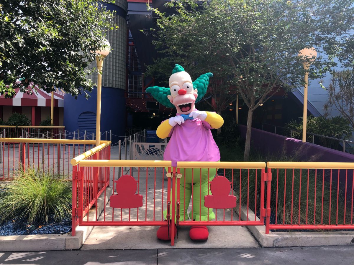 Krusty the clown meet and greet