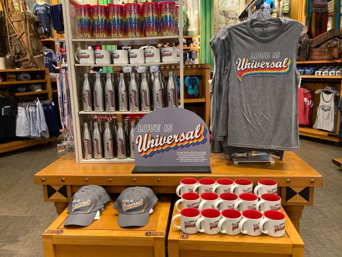 PHOTOS New "Love is Universal" Pride Merchandise Collection Debuts at