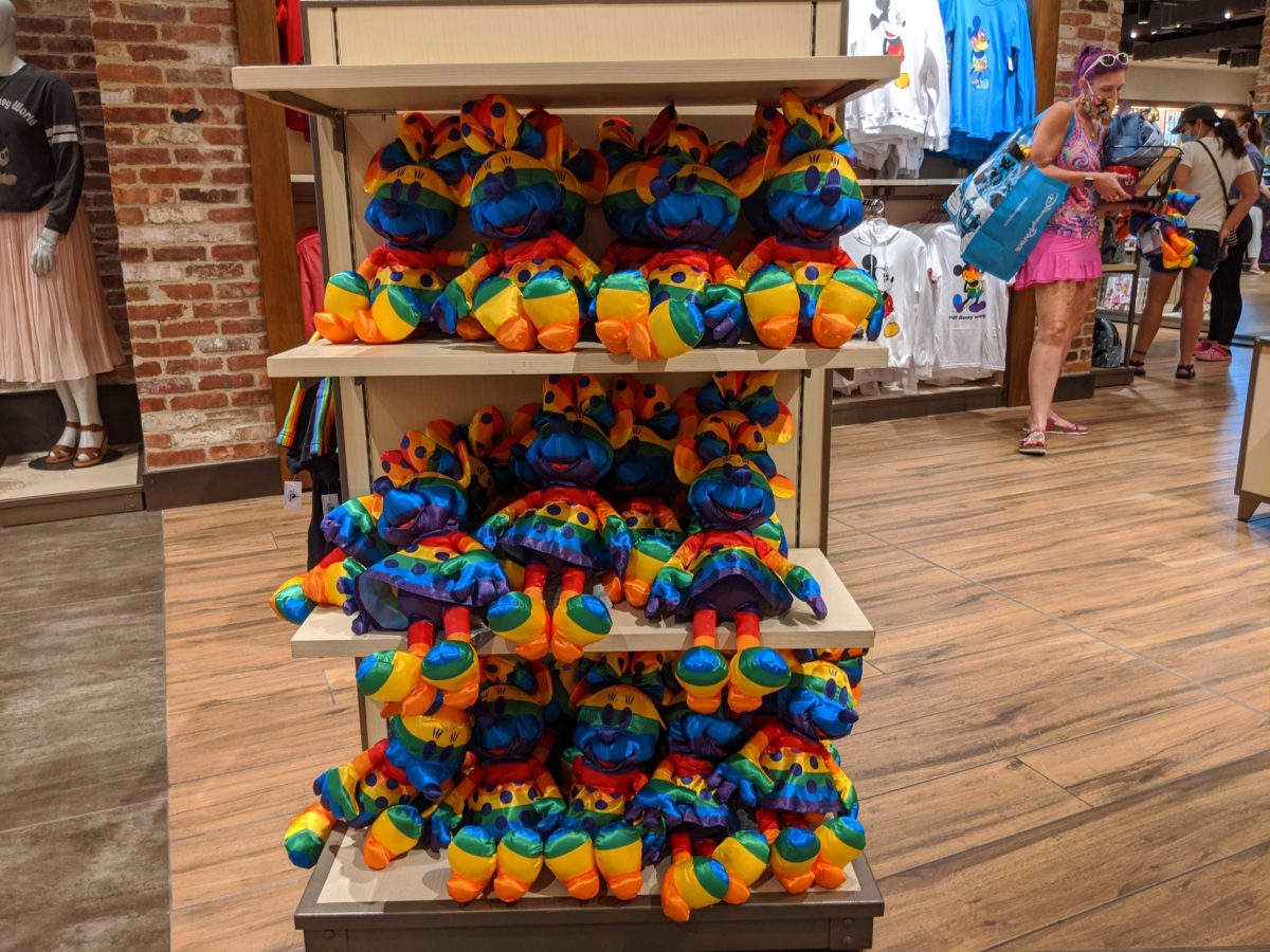 PHOTOS New Rainbow Mickey Merchandise Arrives at Disney Springs in