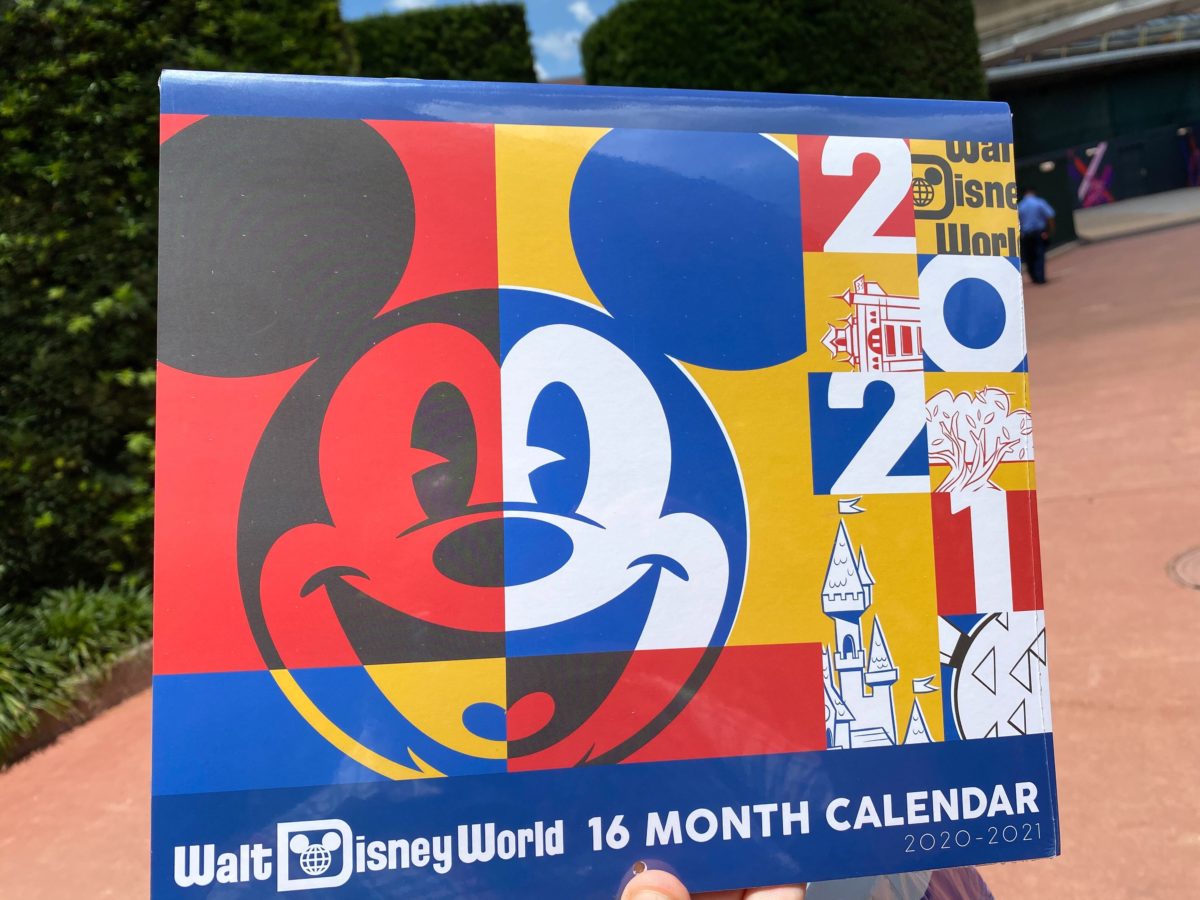 PHOTOS: New Walt Disney World 2021 16-Month Calendar ...