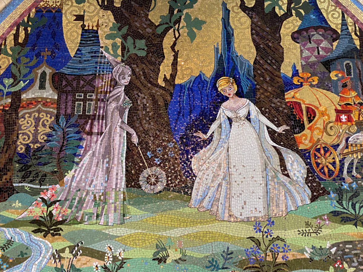 Cinderella castle mosaic magic kingdom 7232020