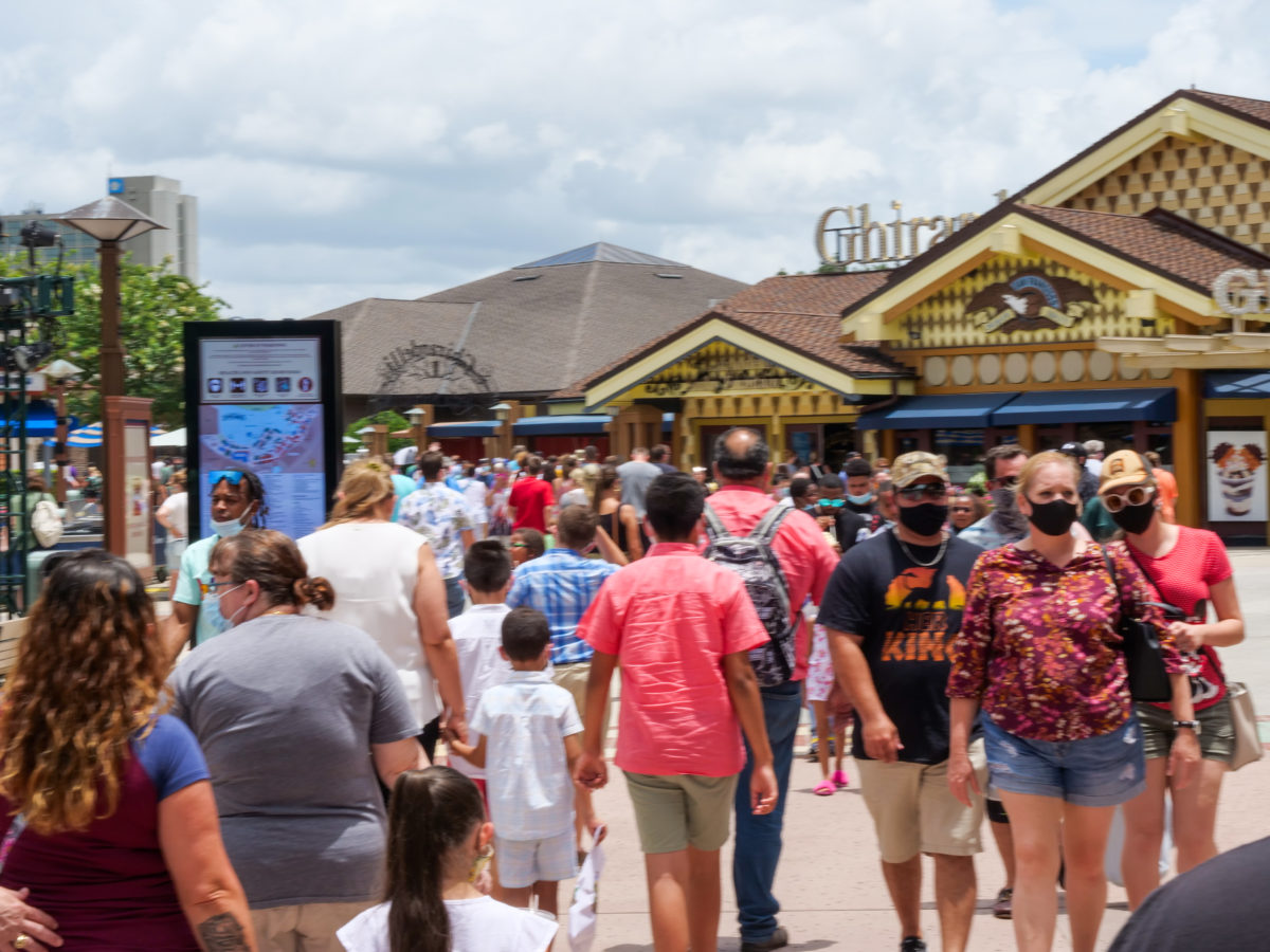 Disney Springs Crowds 7 5 20 2