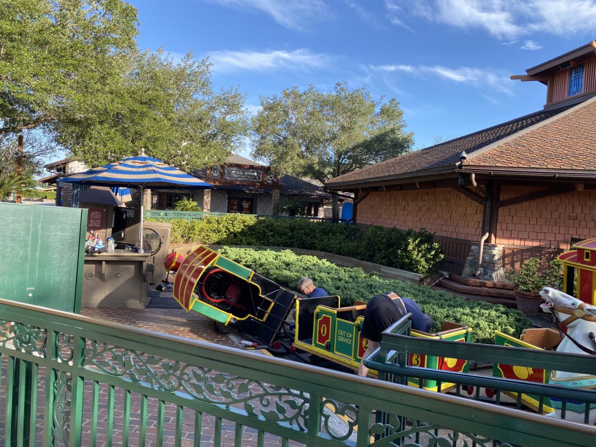 Disney springs train maintenance Disney springs 7212020