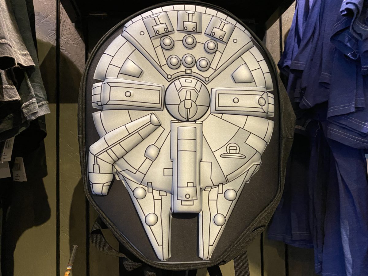 Loungefly millenium falcon backpack front
