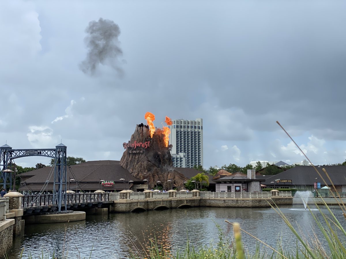 Rainforest cafe fire erupts Disney springs 7212020 1