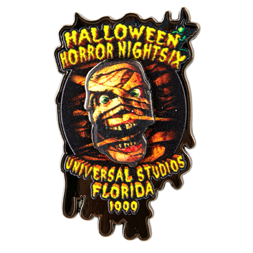 Retro Halloween Horror Nights IX 1999 Mummy Pin on Pin Universal Orlando 30 Years 30 Fears Collection