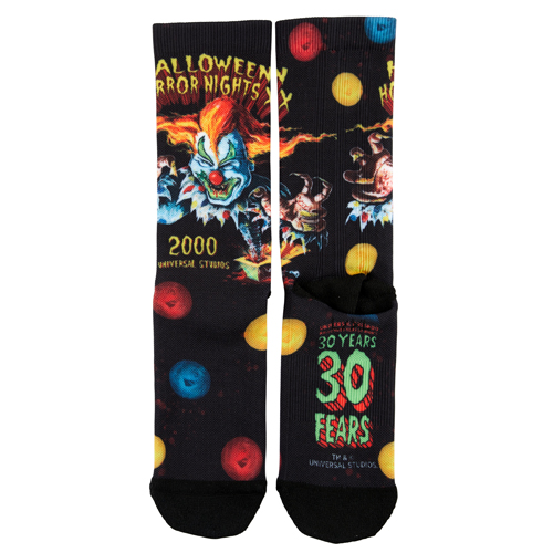 Retro Halloween Horror Nights X 2000 Jack Socks Universal Orlando 30 Years 30 Fears Collection