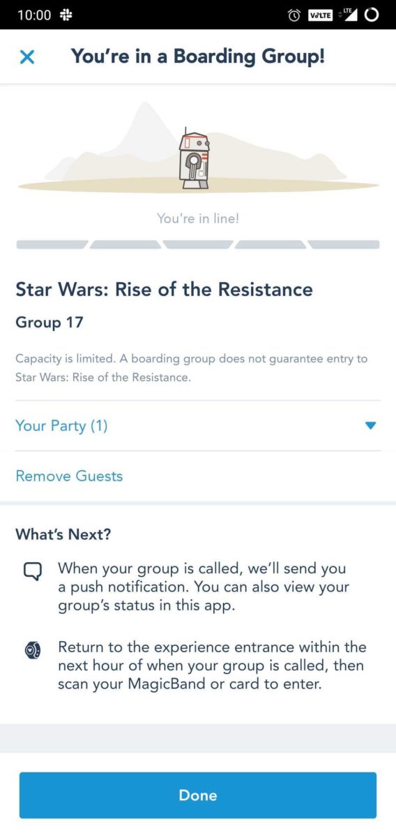 Rise of the Resistance virtual queue reopening 3