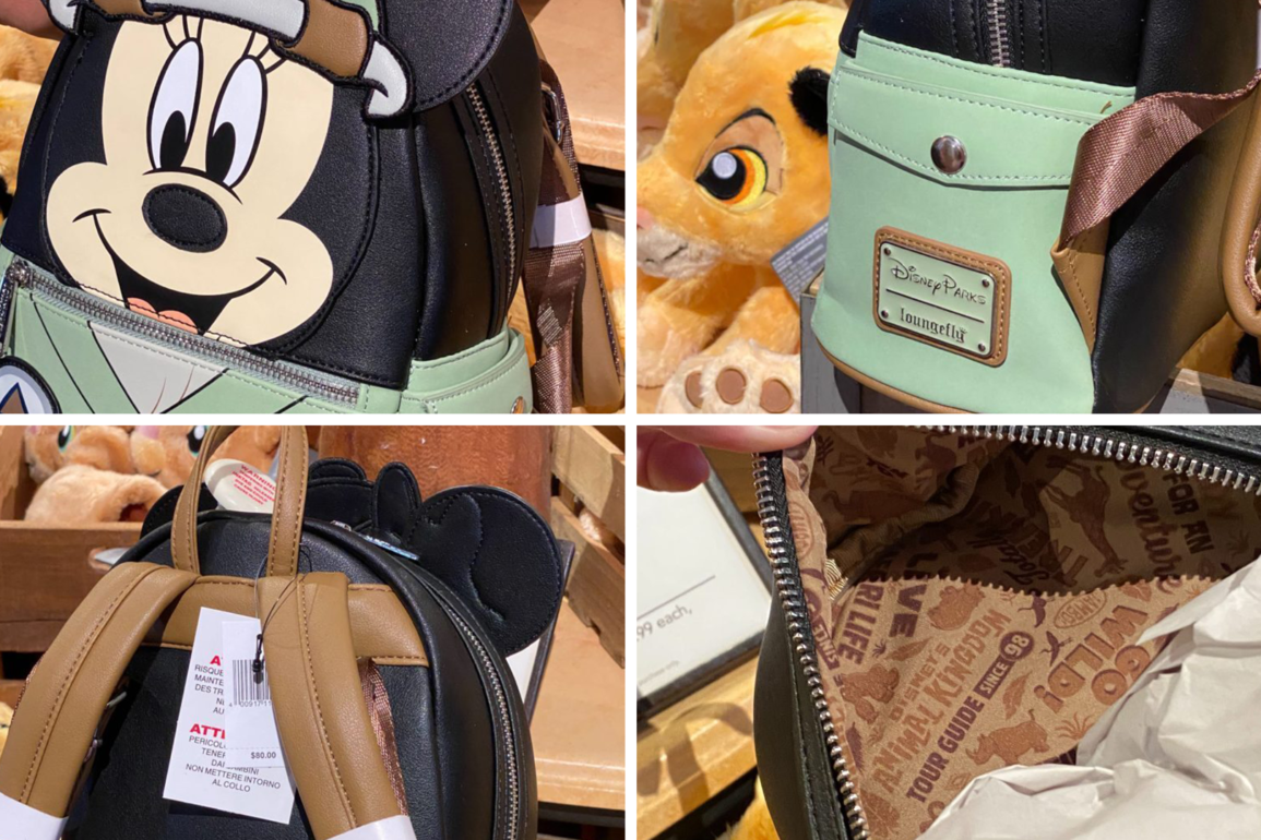 PHOTOS New Disney’s Animal Kingdom Minnie Safari Mini Backpack by