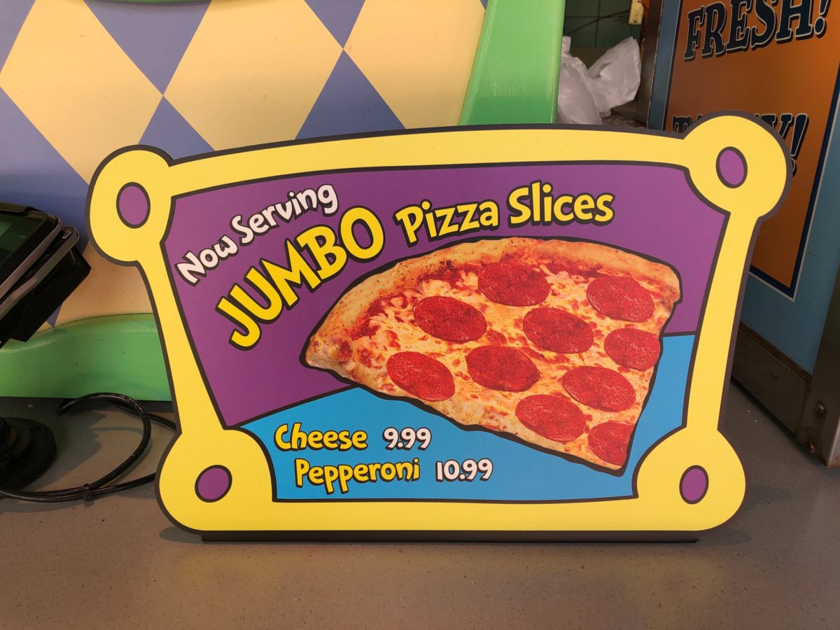 jumbo pizza slices moose juice goose juice