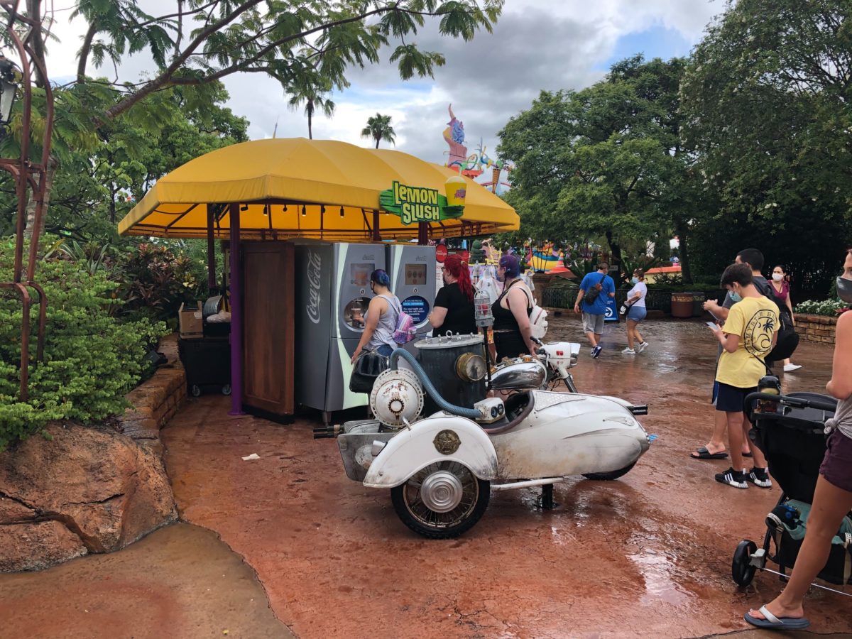 Chillin' Charlie's Lemon Slush Stand Islands of Adventure Motorbike