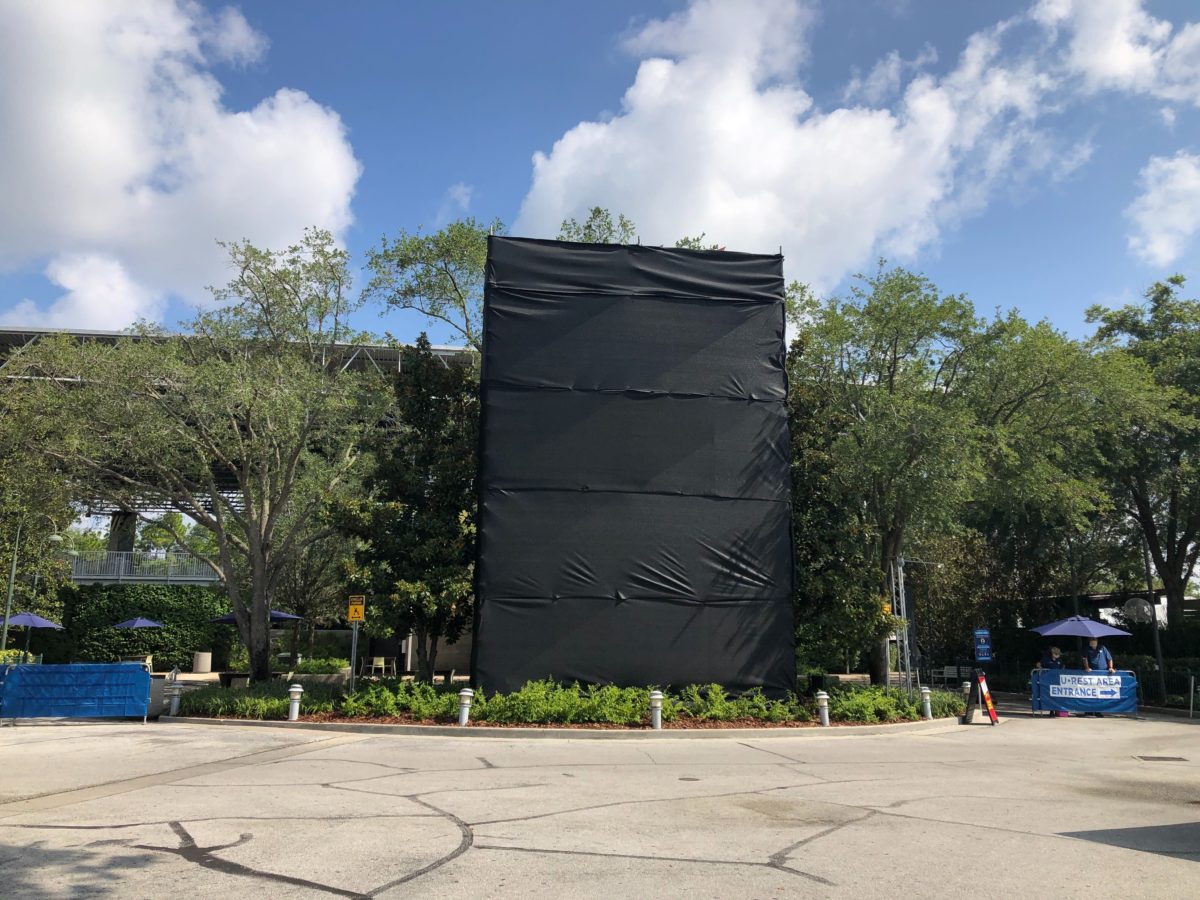 Large structure covered near Fear Factor Live.