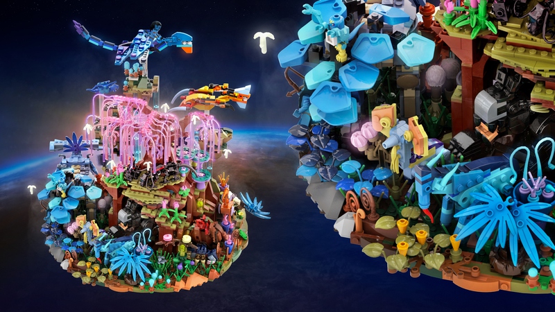 avatar the illuminated world of pandora lego ideas 4