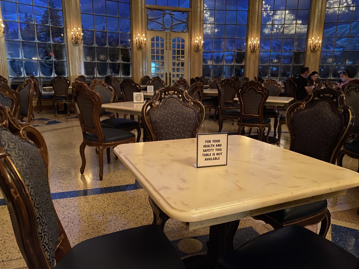 Review A Socially Distanced Dinner At Be Our Guest Restaurant In The Magic Kingdom Plus An Unexpected Appearance From The Beast Wdw News Today