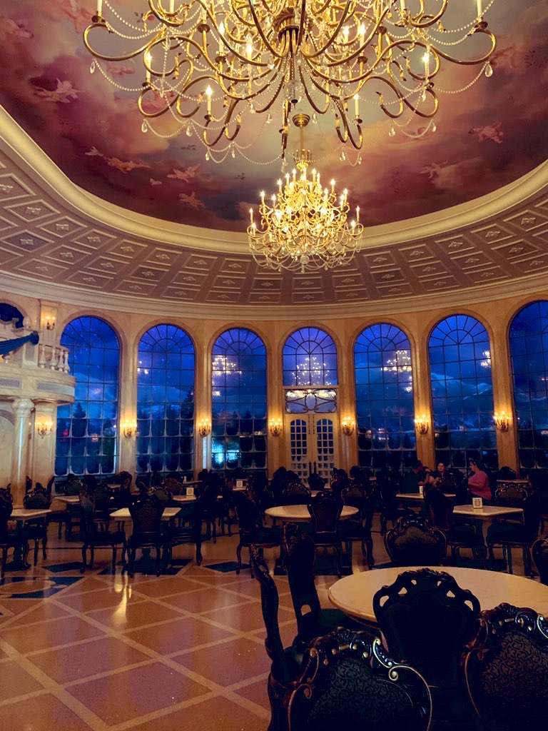 Review A Socially Distanced Dinner At Be Our Guest Restaurant In The Magic Kingdom Plus An Unexpected Appearance From The Beast Wdw News Today