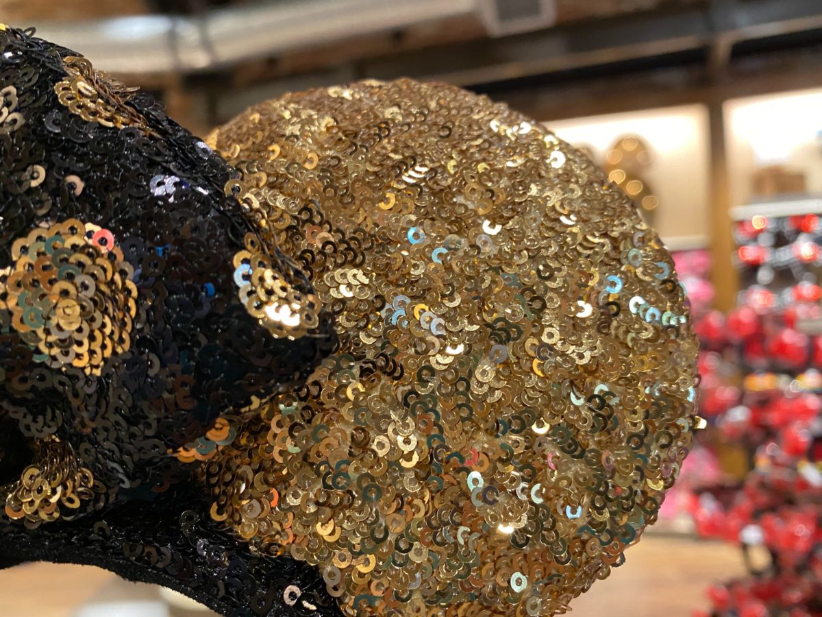 black gold minnie ears