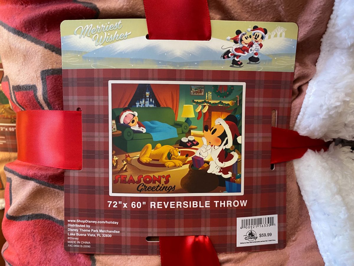 disney christmas blanket